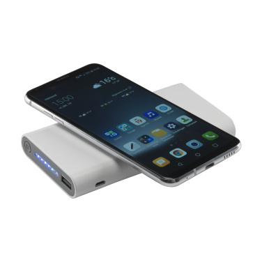 Logo trade corporate gifts image of: Wireless Powerbank 8000 C wireless charger