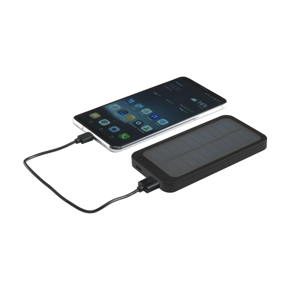 Logotrade promotional merchandise image of: Solar Powerbank 4000 power charger