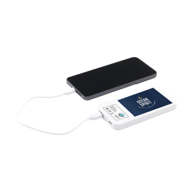 Logo trade promotional giveaways picture of: Solar Powerbank 4000 power charger