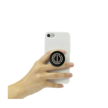 Logo trade promotional giveaways image of: PopSockets® Aluminium telephone holder