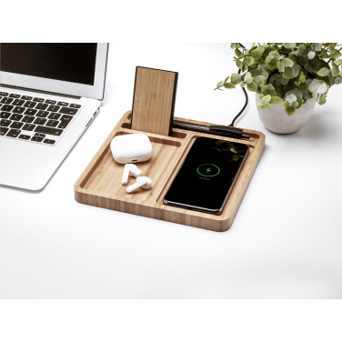 Logotrade promotional giveaway picture of: Bamboo Organizer charger