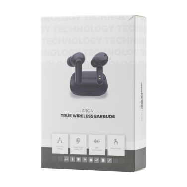 Logotrade promotional giveaways photo of: Aron TWS Wireless Earbuds in Charging Case