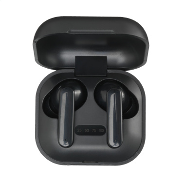 Logo trade corporate gift photo of: Aron TWS Wireless Earbuds in Charging Case