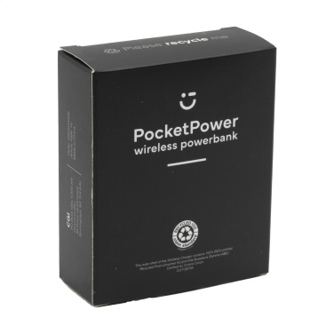 Logo trade promotional merchandise image of: PocketPower 10000 Wireless Powerbank wireless charger