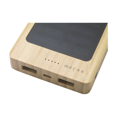 Logotrade advertising product image of: Solar Powerbank 8000+ Wireless Charger