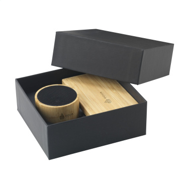 Logo trade promotional merchandise picture of: PowerBox Bamboo gift set