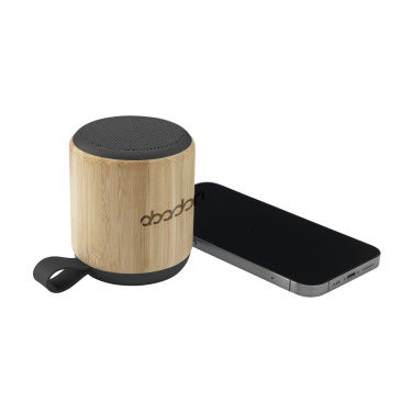 Logotrade promotional giveaways photo of: Timor Bamboo Wireless Speaker