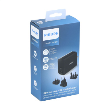 Logo trade promotional gifts picture of: Philips Travel Charger