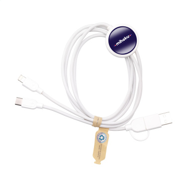 Logo trade advertising products image of: Charging Cable RCS Recycled ABS-TPE