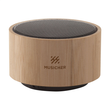 Logo trade promotional products picture of: Wave Bamboo Wireless Speaker