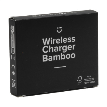 Logotrade business gift image of: Bamboo Wireless Charger 15W