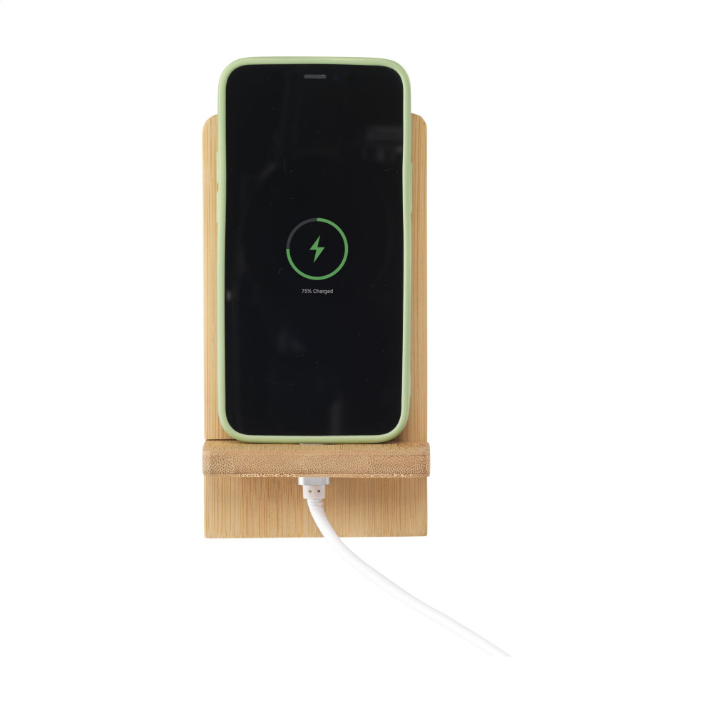 Logotrade promotional gift picture of: Miyo Bamboo Phone Stand