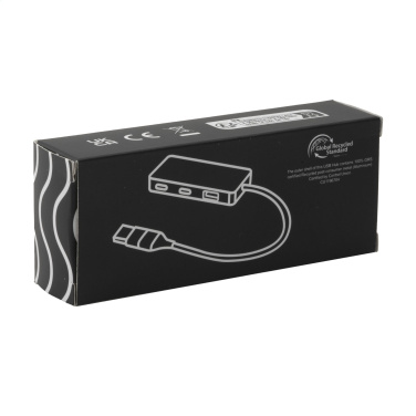 Logotrade promotional merchandise image of: Tecco GRS Recycled Alu USB Hub