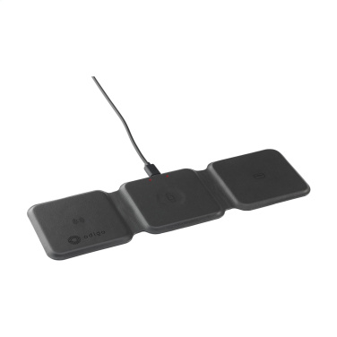 Logotrade promotional giveaway image of: TriCharge RCS  Recycled PU Wireless Charger