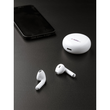 Logotrade business gift image of: Calypso RCS Recycled Wireless Earbuds