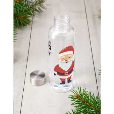 Logo trade promotional merchandise image of: Senga GRS RPET Bottle 500 ml X-Mas