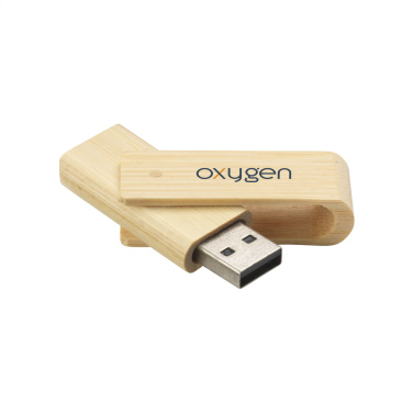 Logo trade promotional gift photo of: USB Waya Bamboo  8 GB