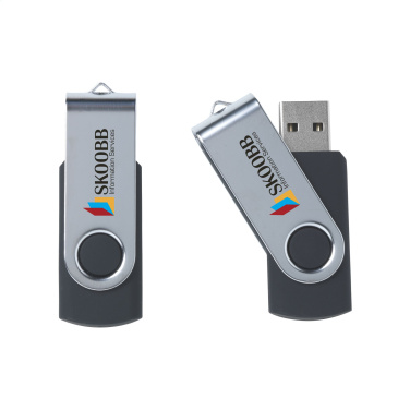 Logo trade business gifts image of: USB Twist 4 GB