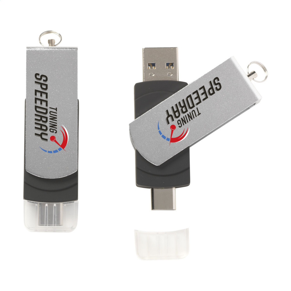 Logo trade promotional item photo of: USB Dual Connect 3.0 - Type-C 8 GB