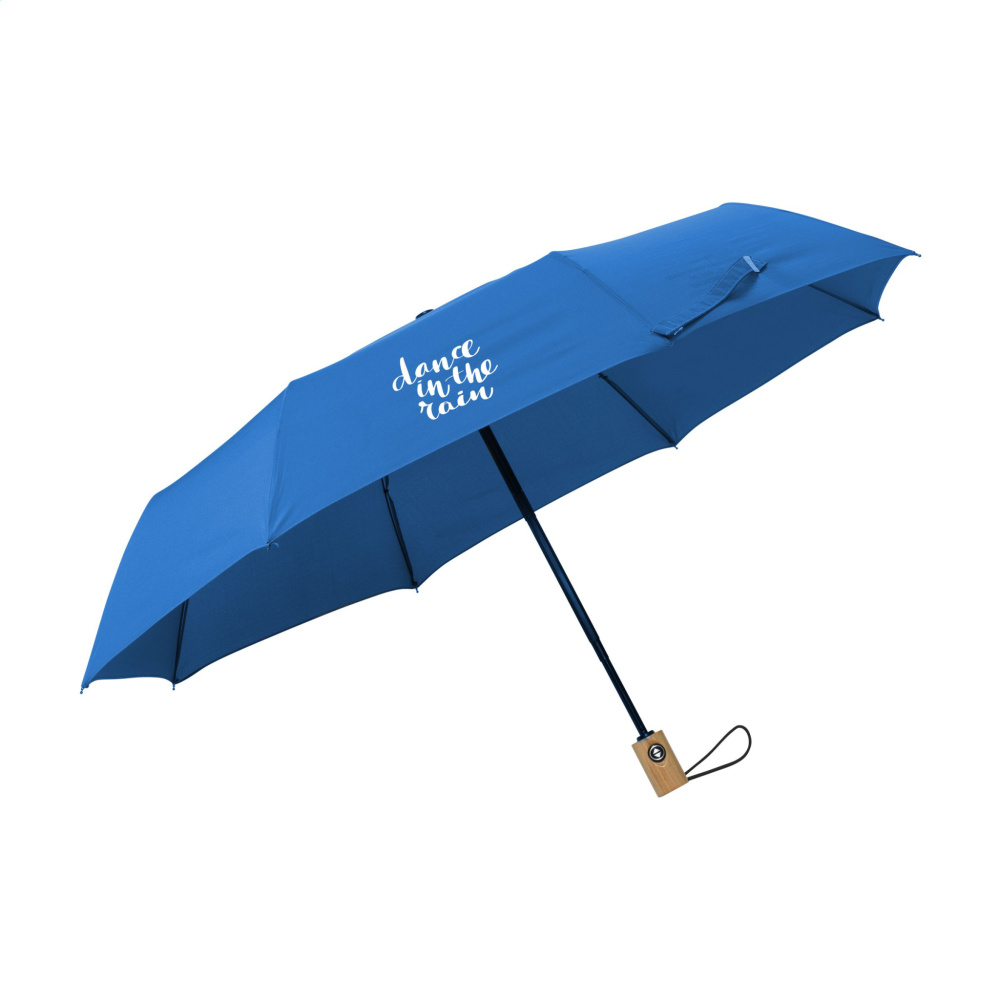 Logotrade promotional item picture of: Michigan foldable RCS RPET umbrella 21 inch