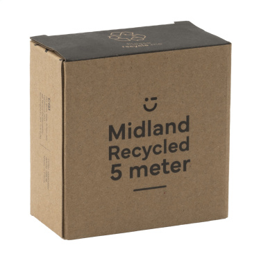 Logo trade promotional products image of: Midland Recycled 5 metre tape measure