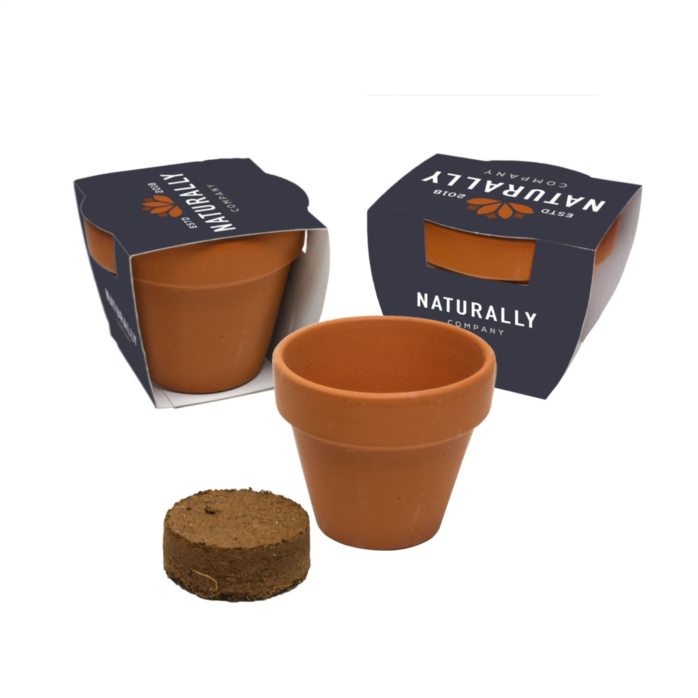 Logo trade promotional gifts picture of: Flowermix Terracotta flower seeds