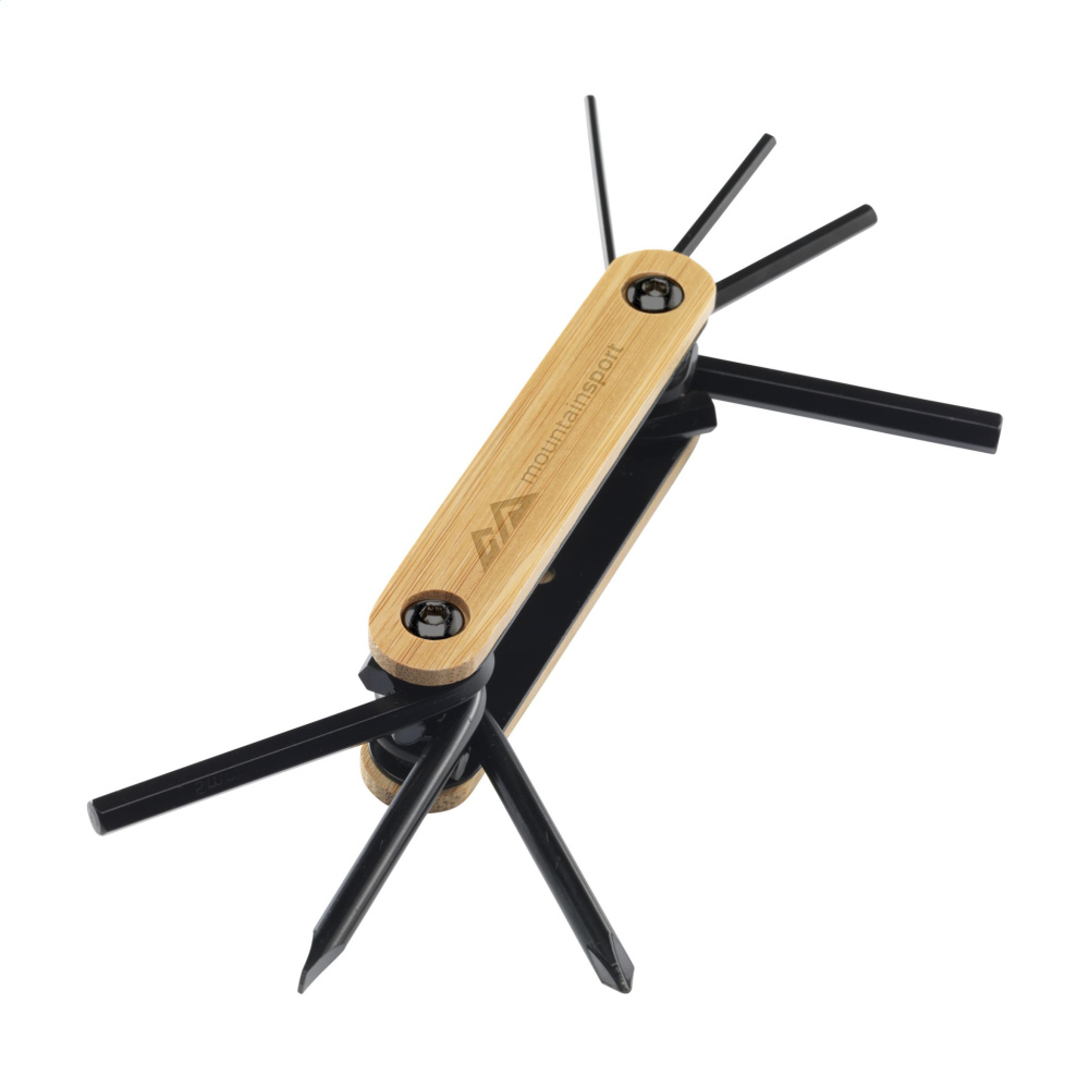 Logotrade promotional gift image of: Bamboo Black Tool multi tool