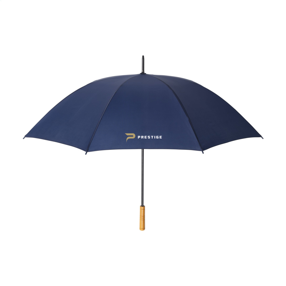 Logo trade promotional merchandise image of: BlueStorm RCS RPET umbrella 30 inch