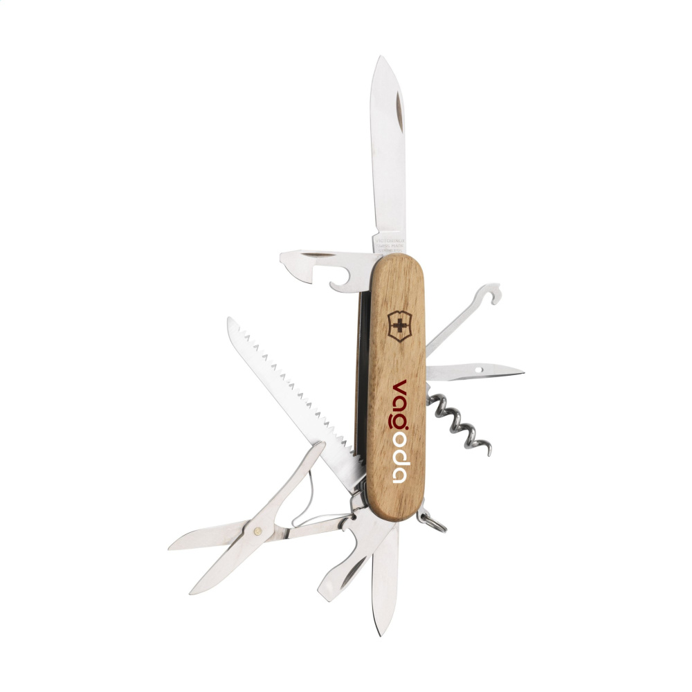 Logotrade promotional merchandise photo of: Victorinox Huntsman Wood pocket knife