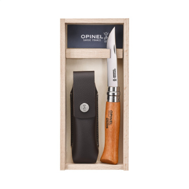 Logo trade advertising products image of: Opinel No 08 Carbon pocket knife