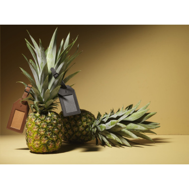 Logo trade promotional giveaways picture of: Vegan Pineapple Leather Luggage Tag