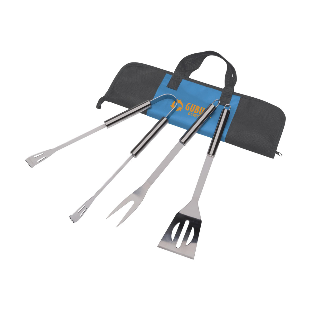 Logo trade promotional giveaways image of: BBQ-Kit set