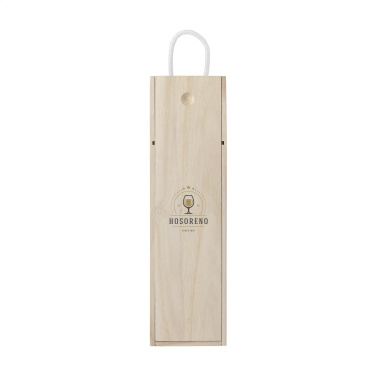 Logo trade promotional merchandise picture of: WineWood wine box