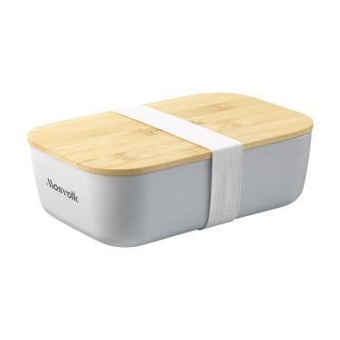 Logo trade corporate gifts picture of: Midori Bamboo Lunchbox