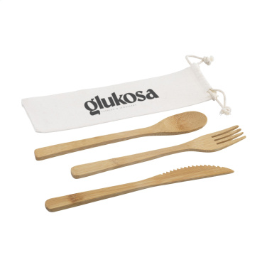 Logotrade promotional gift image of: Bambu Cutlery Set