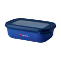 Mepal Cirqula multi use rectangular bowl 500ml lunchbox, vivid blue