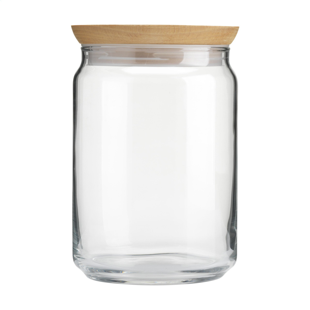 Logo trade corporate gift photo of: Wood Jar Storage