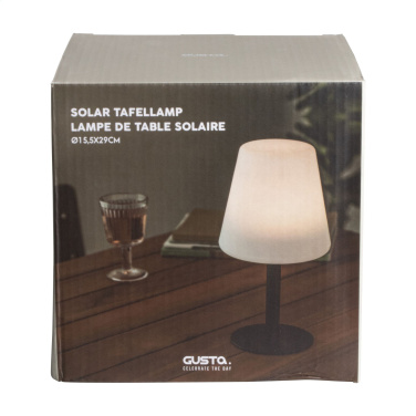 Logotrade promotional gifts photo of: Gusta Solar Table Lamp