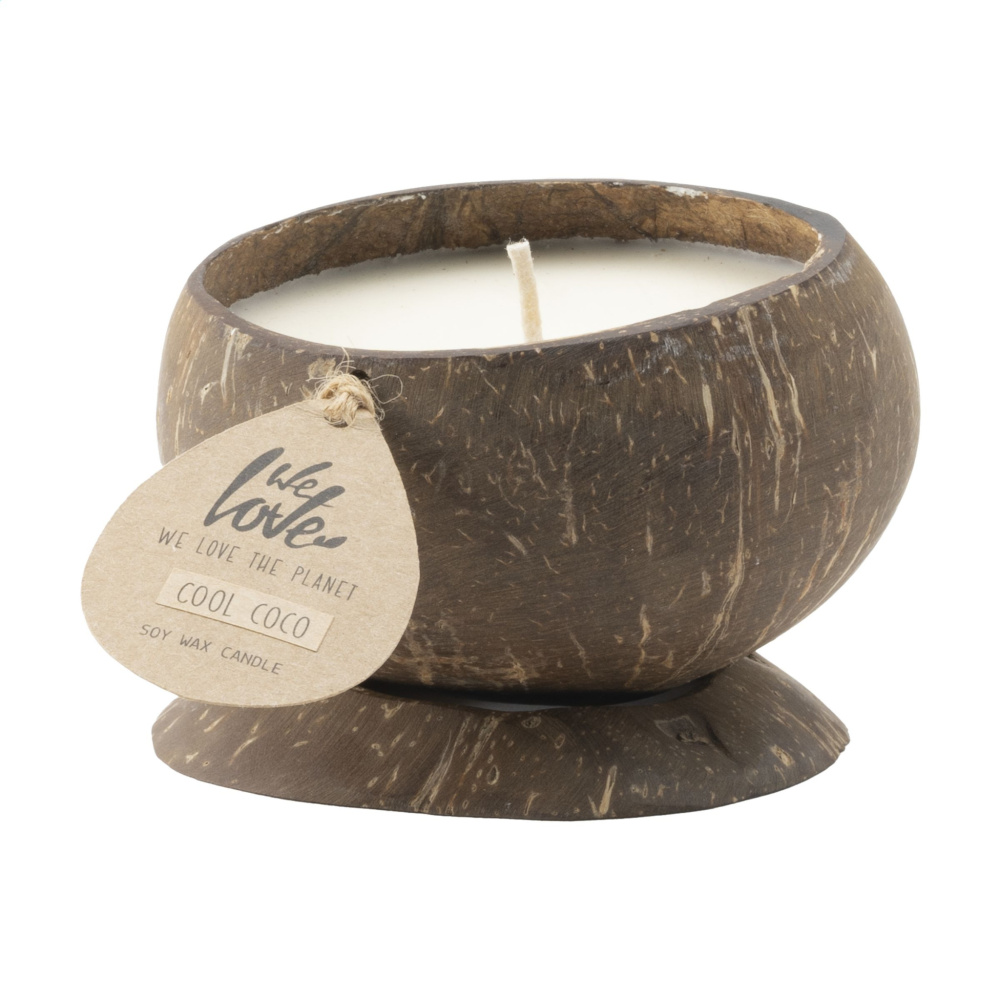 Logo trade advertising products picture of: We Love The Planet Coconut Candle