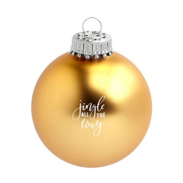 Logo trade promotional item photo of: Christmas Bauble Ø 6 cm - Made in Europe