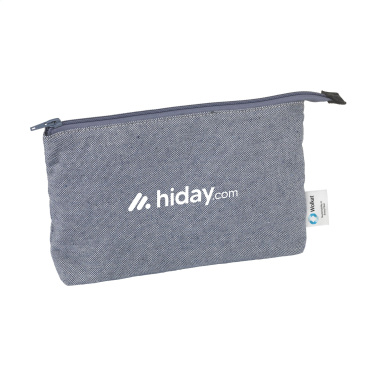 Logo trade corporate gifts image of: Wolkat Safi Recycled Textile Cosmetic Bag