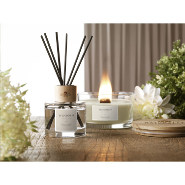 Logotrade corporate gift image of: Wooosh Flame Scented Candle Fine Oudh