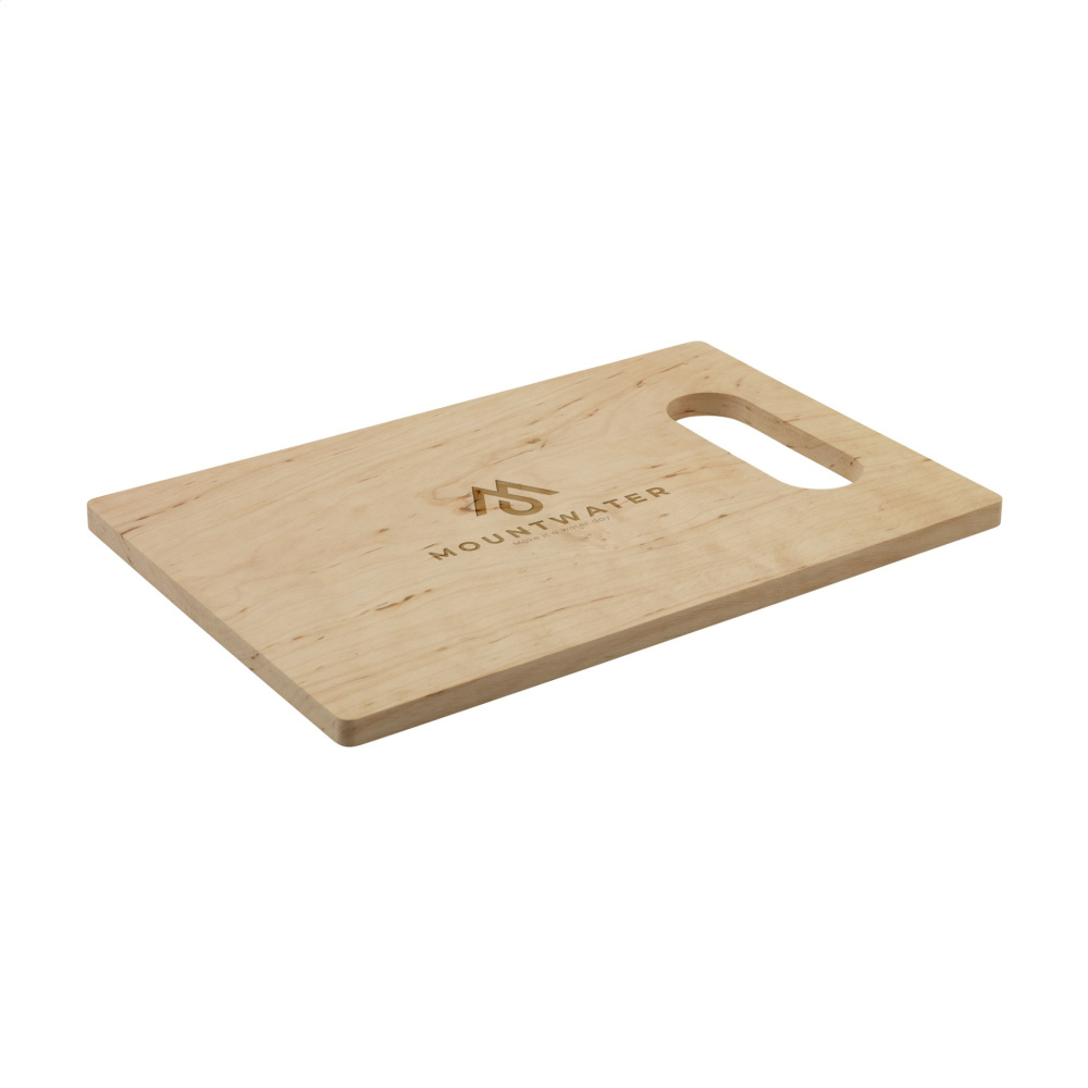 Logo trade promotional merchandise photo of: Alder Wood Chopping Board Open Grip