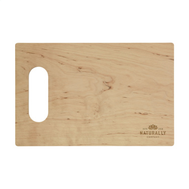 Logo trade business gifts image of: Alder Wood Chopping Board Open Grip