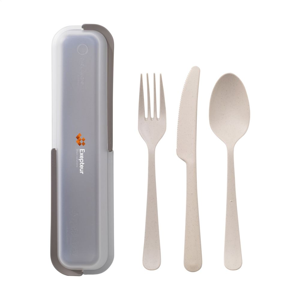 Logotrade corporate gift image of: Outdoor 3-piece Cutlery Set