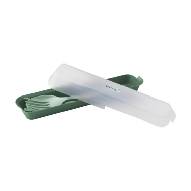 Logo trade promotional merchandise image of: Outdoor 3-piece Cutlery Set