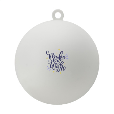 Logo trade promotional products image of: Christmas Bauble Ø 7 cm Recycled PP - Made in Europe