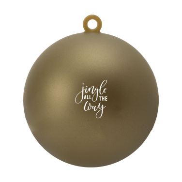 Logo trade corporate gift photo of: Christmas Bauble Ø 7 cm Recycled PP - Made in Europe