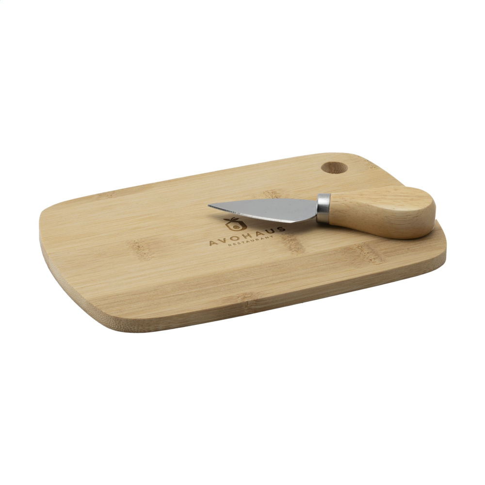 Logotrade promotional merchandise photo of: Bamboo Cheese Platter 2-pcs