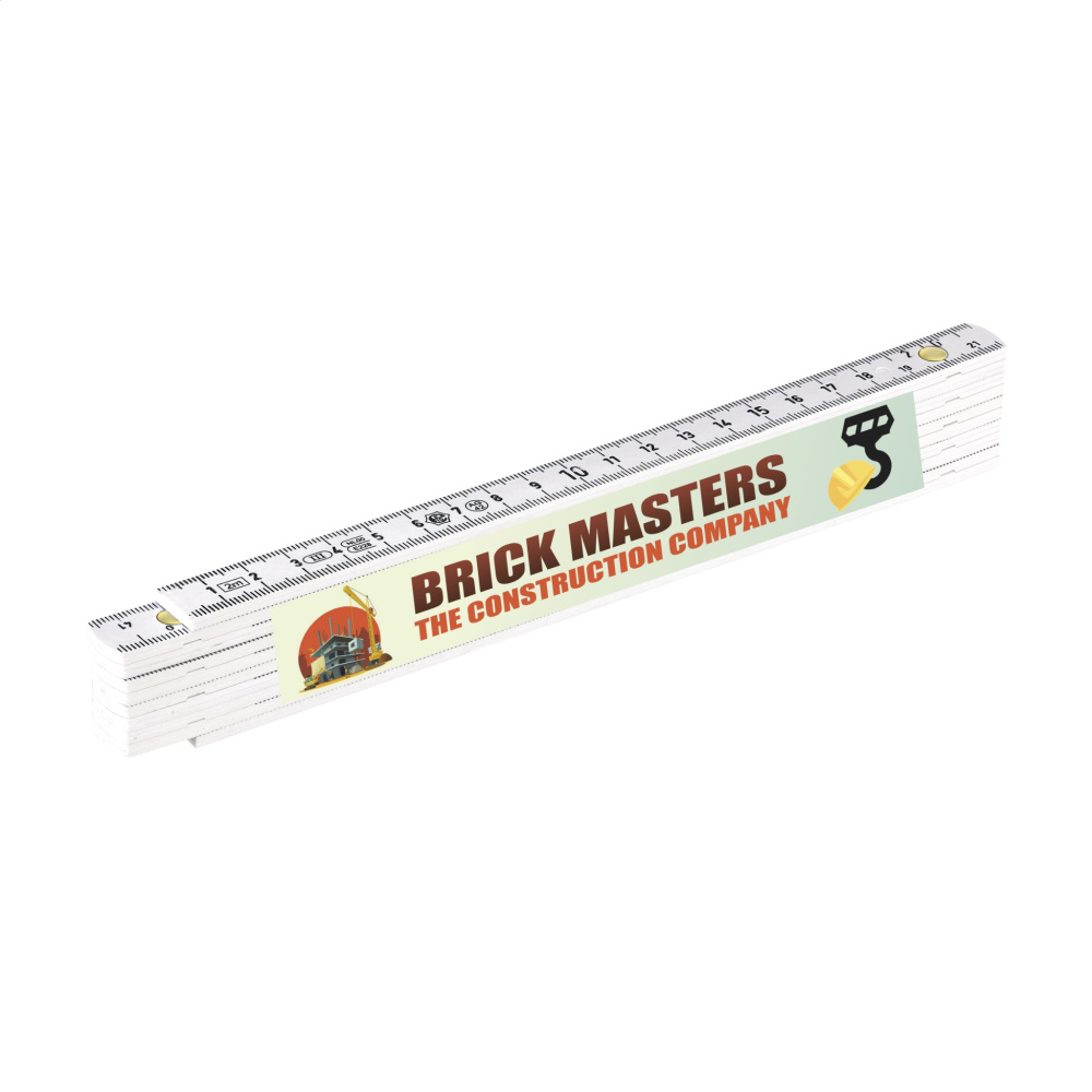 Logo trade promotional products picture of: Metric folding ruler